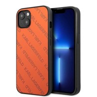 KARL LAGERFELD Zaštitna maska Perforated Allover, za iPhone 13 mini 5,4", narančasta